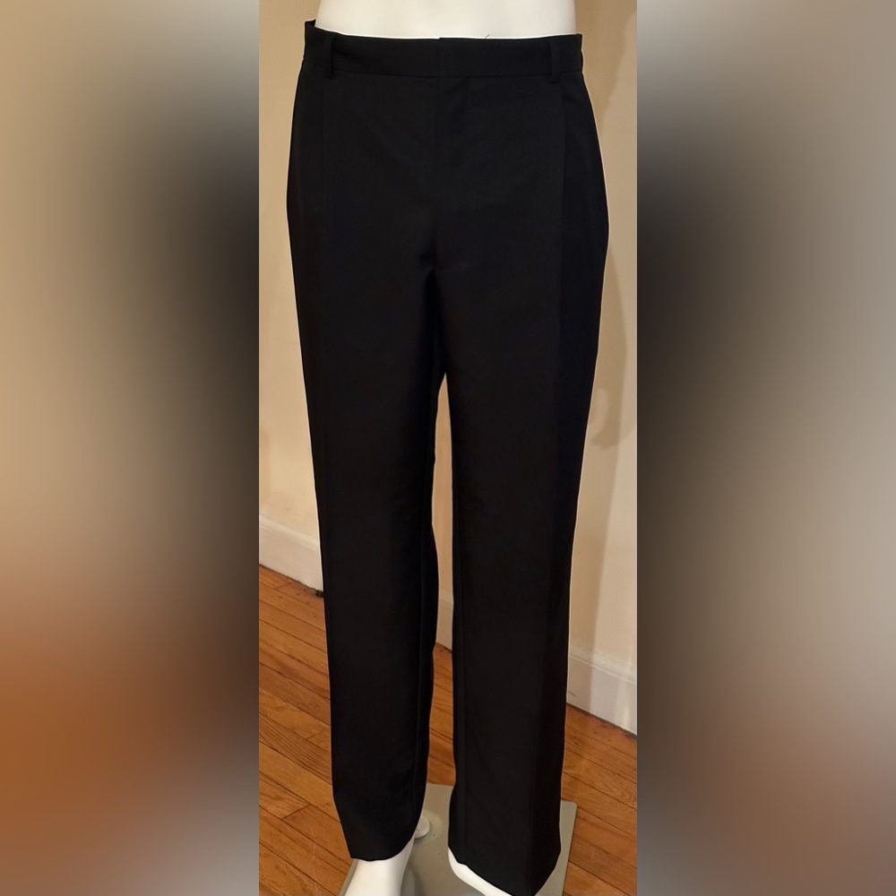 Dockers Black Pleated Front Deep Pockets Dress Pants Sz 36